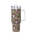 thumbnail image 1 of KLL Santa Claus cute Print 40oz Stainless Steel Insulated Car Cup Coffee Mug with Spillproof Lid - Keep Your Drink Hot or Cold on the Go, 1 of 8