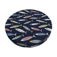 thumbnail image 1 of KLL Sardine Round Bar Chair Cushion Cover 12 inch ,Bar Stool Protector with Elastic, Soft Washable, 1 of 6