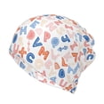 thumbnail image 1 of KLL Scandinavian Alphabet Pirnt Wicking Running Beanie Head Wrap Cycling Bandana for Men Women, 1 of 8