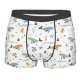 thumbnail image 1 of KLL Sea Creatures Men's Cotton Boxer Briefs Underwear-Medium, 1 of 8
