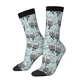 thumbnail image 1 of KLL Sea Otter Print Cool Socks Men's Women's Crew Socks Funny Crazy Novelty Stockings, 1 of 6