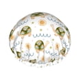 thumbnail image 1 of KLL Sea Turtle Basking in the Sun Pattern Shower Cap & Bath Cap for Women,Reversible Oversized Waterproof Shower Caps for all Hair Lengths,Elastic Reusable Bathing Hair Cap, 1 of 7