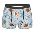 thumbnail image 1 of KLL Sea Turtle Men's Cotton Boxer Briefs Underwear-X-Large, 1 of 8