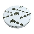thumbnail image 1 of KLL Sea Turtle Round Bar Chair Cushion Cover 13 inch ,Bar Stool Protector with Elastic, Soft Washable, 1 of 6
