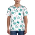 thumbnail image 1 of KLL Sea Turtle for Men's Baseball Shirts,Short Sleeve Casual Shirts Button Down Shirt for Men Beach Summer Wedding Shirt-XX-Large, 1 of 7