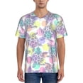 thumbnail image 1 of KLL Sea Turtles for Men's Baseball Shirts,Short Sleeve Casual Shirts Button Down Shirt for Men Beach Summer Wedding Shirt-3X-Large, 1 of 7