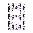 thumbnail image 1 of KLL Seahorses and Hearts Pattern Electrical Outlet Covers, 3" x 5" 1 Pack Electric Receptacle Plug Covers for Decorator Receptacle Outlet & Switch-Style S, 1 of 6