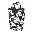 thumbnail image 1 of KLL Seamless Pattern Cute Panda Laundry Hamper,Large Canvas Fabric Lightweight Storage Basket Toy Organizer Dirty Clothes Collapsible Waterproof, 1 of 6