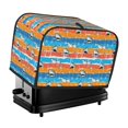 thumbnail image 1 of KLL Shark On Line Print 2 Slice Toaster Dust Covers Kitchen Small Appliance Cover with 2 Pockets,Can hold Jam Spreader Knife & Toaster Tongs (11.4 x 7.9 x 7.5), 1 of 6