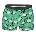 thumbnail image 1 of KLL Sheep Zzz Men's Cotton Boxer Briefs Underwear-Medium, 1 of 1