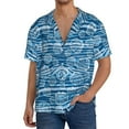 thumbnail image 1 of KLL Shell Print Men's Shirt Short Sleeve Button Down Summer Cuba Beach Shirts- 3X-Large, 1 of 5