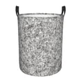 thumbnail image 1 of KLL Silver Glitter Waterproof Foldable Laundry Hamper Bucket with Handles for Storage Bin,Kids Room,Home Organizer (Medium ), 1 of 7