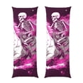 thumbnail image 1 of KLL Skull White Horse Pattern Long Body Pillow Cover,20x60 Body Pillow Cases,Soft Brushed Microfiber Invisible Zipper Design-Pillow core not included, 1 of 7