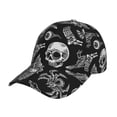 thumbnail image 1 of KLL Skull bird bat spider Pattern Baseball Caps for Outdoor Sports,Golf Dad Hat Fashion Casual Outdoor Caps Adjustable Fit Men Women, 1 of 6