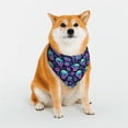 thumbnail image 1 of KLL Skull daisy Gradient Dog Bandanas,Triangle Reversible Pet Scarf for Small Medium Large and Extra Large Dogs-Large, 1 of 4