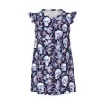 KLL Skull flower crystal Print Girls Nightgowns Pajamas for Girl