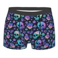 thumbnail image 1 of KLL Skull flower cute Men's Cotton Boxer Briefs Underwear-Small, 1 of 8