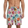 thumbnail image 1 of KLL Skulls and Roses for Men's 1-Pack Shorts,Sleep Pajama Shorts for Men Soft Pj Shorts Men's Pajama Bottoms Sleepwear -Small, 1 of 7