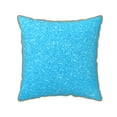 thumbnail image 1 of KLL Sky Blue Glitter Decorative Throw Pillow Covers Velvet Soft for Couch Sofa Bedroom Living Room Outdoor - 18"x18", 1 of 8