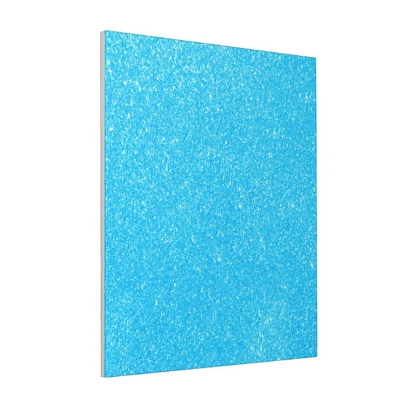 KLL Sky Blue Glitter Print Canvas Wall Art, Canvas Painting Prints Canvas Art Wall Decor Home Decoration for Living Room Bedroom Office