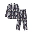thumbnail image 1 of KLL Sloths Dancing Sleepwear Mens Flannel Pajamas,Long Cotton Pj Set, 1 of 7