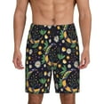 thumbnail image 1 of KLL Snake And Flower for Men's 1-Pack Shorts,Sleep Pajama Shorts for Men Soft Pj Shorts Men's Pajama Bottoms Sleepwear -Medium, 1 of 7