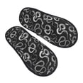 thumbnail image 1 of KLL Snake Slippers for Women Men House Slip on Indoor Outdoor Bedroom Furry Fleece Lined Ladies Comfy Anti-Skid Rubber Hard Sole-Large, 1 of 8