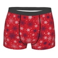 thumbnail image 1 of KLL Snowflake Symphony Men's Cotton Boxer Briefs Underwear-Small, 1 of 7