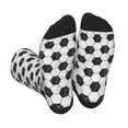 thumbnail image 1 of KLL Soccer Print Cool Socks Men's Women's Crew Socks Funny Crazy Novelty Stockings, 1 of 7