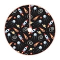thumbnail image 1 of KLL Space Rocket Christmas Tree Skirt 48" ,Party Decorations Farmhouse for Christmas Decorations Holiday Party, 1 of 6