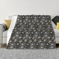 thumbnail image 1 of KLL Spider Cobweb Print Fleece Throw Blanket, Horizontal Fleece Bedding Cute Soft Blankets Comfy Fleece Flannel Plush Home Decor for Couch & Bed -50"x40", 1 of 9