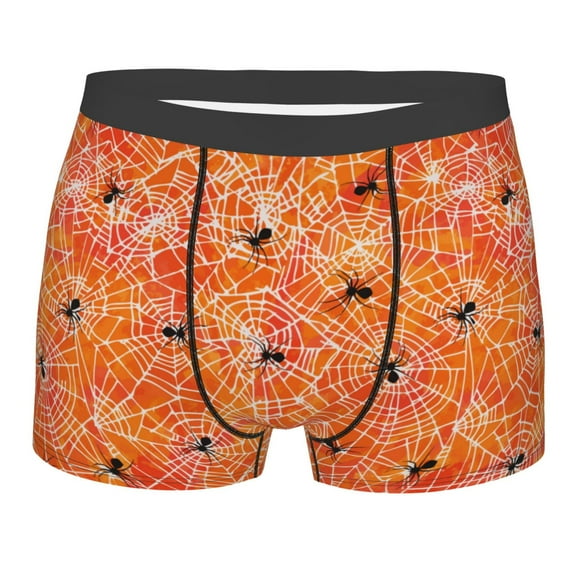 KLL Spider Men's Cotton Boxer Briefs Underwear-Large