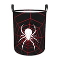 thumbnail image 1 of KLL Spider On The Web Waterproof Foldable Laundry Hamper Bucket with Handles for Storage Bin,Kids Room,Home Organizer (Small ), 1 of 7