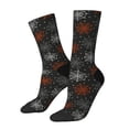 thumbnail image 1 of KLL Spider Web Print Cool Socks Men's Women's Crew Socks Funny Crazy Novelty Stockings, 1 of 6
