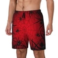 thumbnail image 1 of KLL Spiders On The Web And Space for Mens Swim Trunks Quick Dry Swim Shorts with Built-in Compression Liner Funny Swimwear Bathing Suits-Small, 1 of 6
