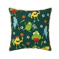thumbnail image 1 of KLL Sport Monster Decorative Throw Pillow Covers Velvet Soft for Couch Sofa Bedroom Living Room Outdoor - 20"x20", 1 of 8