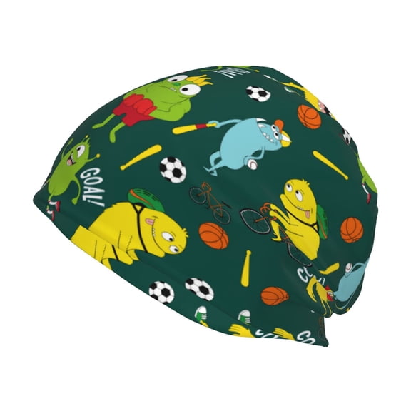 KLL Sport Monster Winter Fall Beanie Knit Hats for Men & Women - Warm & Soft Stylish Toboggan Caps for Cold Weather