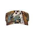 thumbnail image 1 of KLL Sport Sun Visor Hats Ball Caps Empty Top Baseball Sun Cap for Men Women-Abstract Dalmatian Art, 1 of 6