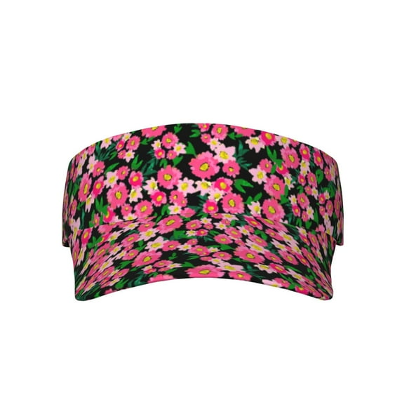 KLL Sport Sun Visor Hats Ball Caps Empty Top Baseball Sun Cap for Men Women-Blooming Meadow