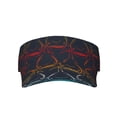 thumbnail image 1 of KLL Sport Sun Visor Hats Ball Caps Empty Top Baseball Sun Cap for Men Women-Cartoon Sharks, 1 of 6