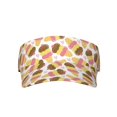 thumbnail image 1 of KLL Sport Sun Visor Hats Ball Caps Empty Top Baseball Sun Cap for Men Women-Cute Ice Cream, 1 of 6