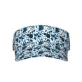 thumbnail image 1 of KLL Sport Sun Visor Hats Ball Caps Empty Top Baseball Sun Cap for Men Women-Daisies Flowers, 1 of 6
