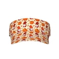 thumbnail image 1 of KLL Sport Sun Visor Hats Ball Caps Empty Top Baseball Sun Cap for Men Women-Gnomes Pumpkin And Mushrooms, 1 of 6