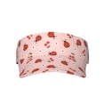 thumbnail image 1 of KLL Sport Sun Visor Hats Ball Caps Empty Top Baseball Sun Cap for Men Women-Ladybug With Flower, 1 of 6