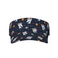 thumbnail image 1 of KLL Sport Sun Visor Hats Ball Caps Empty Top Baseball Sun Cap for Men Women-Panda Astronaut, 1 of 6