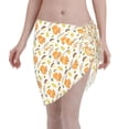 thumbnail image 1 of KLL Squirrel Eating Nuts Print Women's Sarong Coverups Short Bathing Suit Wrap Skirt Beach Wrap Swimsuit Cover Ups, 1 of 6