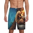 thumbnail image 1 of KLL Squirrel Sleeping In Tree for Men's 1-Pack Shorts,Sleep Pajama Shorts for Men Soft Pj Shorts Men's Pajama Bottoms Sleepwear -Large, 1 of 7