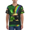 thumbnail image 1 of KLL St. Patrick's Day4 for Men's Baseball Shirts,Short Sleeve Casual Shirts Button Down Shirt for Men Beach Summer Wedding Shirt-4X-Large, 1 of 7