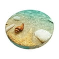 thumbnail image 1 of KLL Starfish And Seashell On The Beach Round Bar Chair Cushion Cover 13 inch ,Bar Stool Protector with Elastic, Soft Washable, 1 of 6