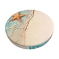 thumbnail image 1 of KLL Starfish On The Sand Beach Round Bar Chair Cushion Cover 12 inch ,Bar Stool Protector with Elastic, Soft Washable, 1 of 6